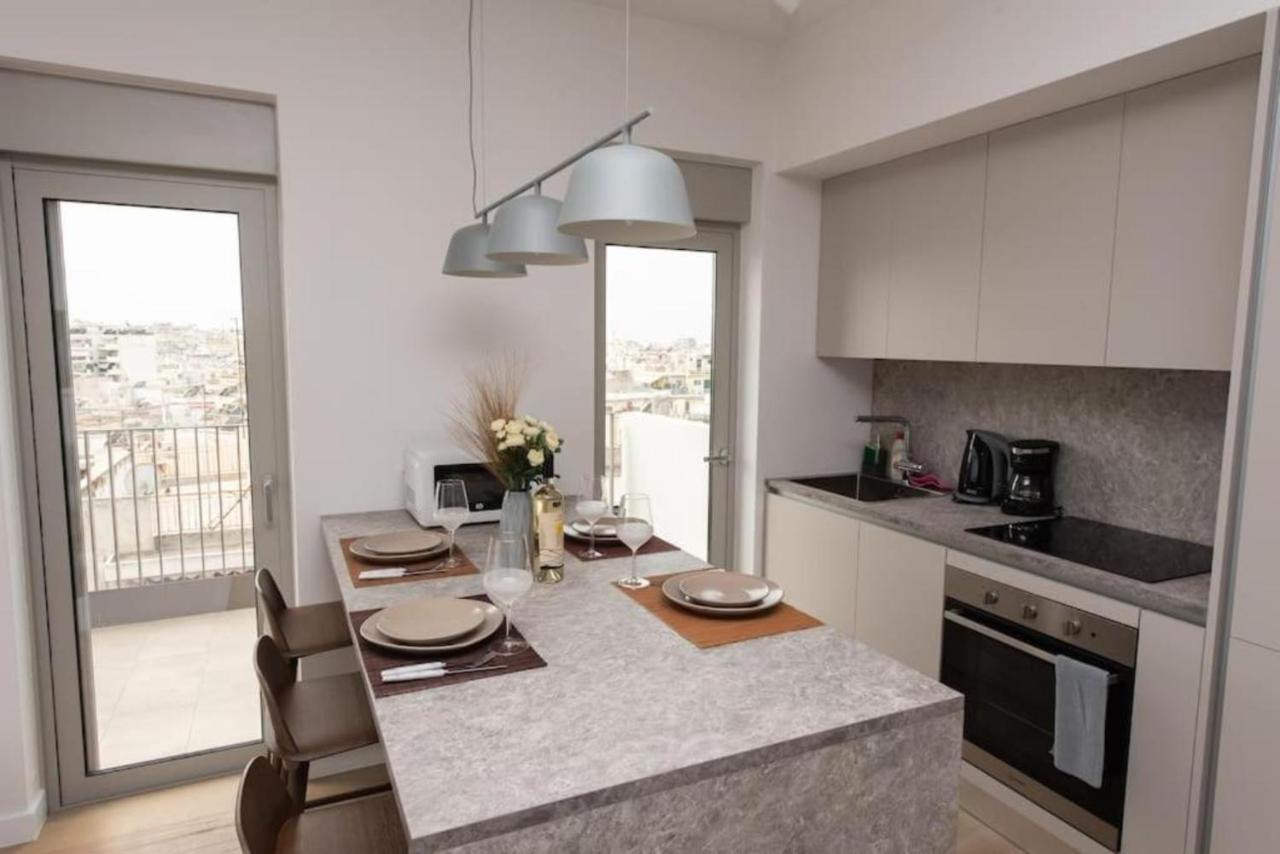 Brand-New Flat With A City View Ateny Zewnętrze zdjęcie